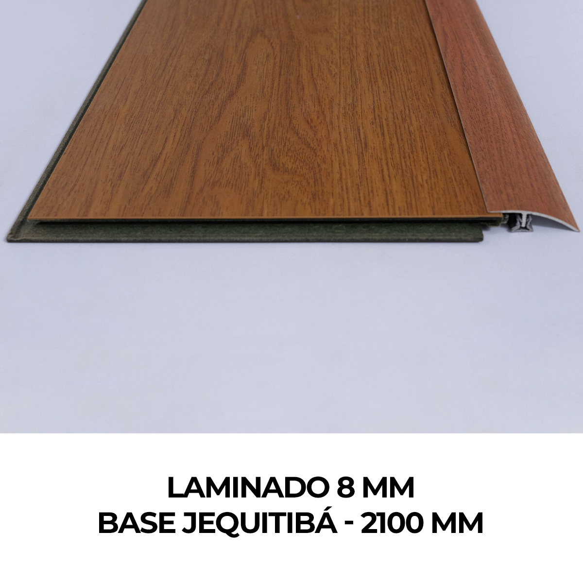 Perfil Redutor Laminado 8 mm Base Jequitibá 2100mm Alumínio