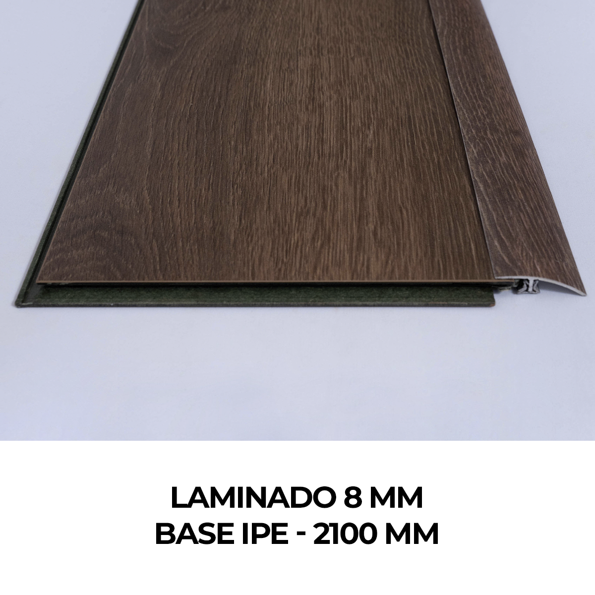 Perfil Redutor Laminado 8mm com Base IPE 2100mm Alumínio
