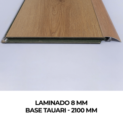 Perfil Redutor Laminado 8 mm Com Base Tauari 2100mm Alumínio