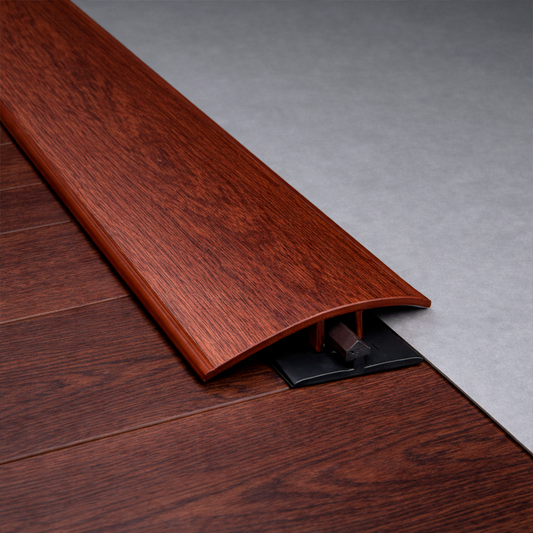 Perfil 3 em 1 Nogueira DesignFloor - acabamento elegante para piso laminado
