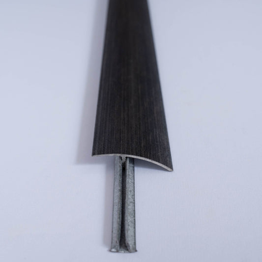 Perfil Redutor Laminado 8 mm Com Base Ébano 2100mm Alumínio