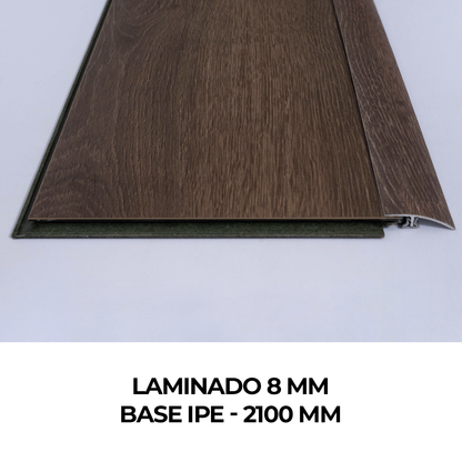 Perfil Redutor Laminado 8mm com Base IPE 2100mm Alumínio