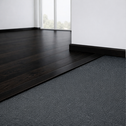 Perfil Redutor Laminado 8 mm Com Base Ébano 2100mm Alumínio