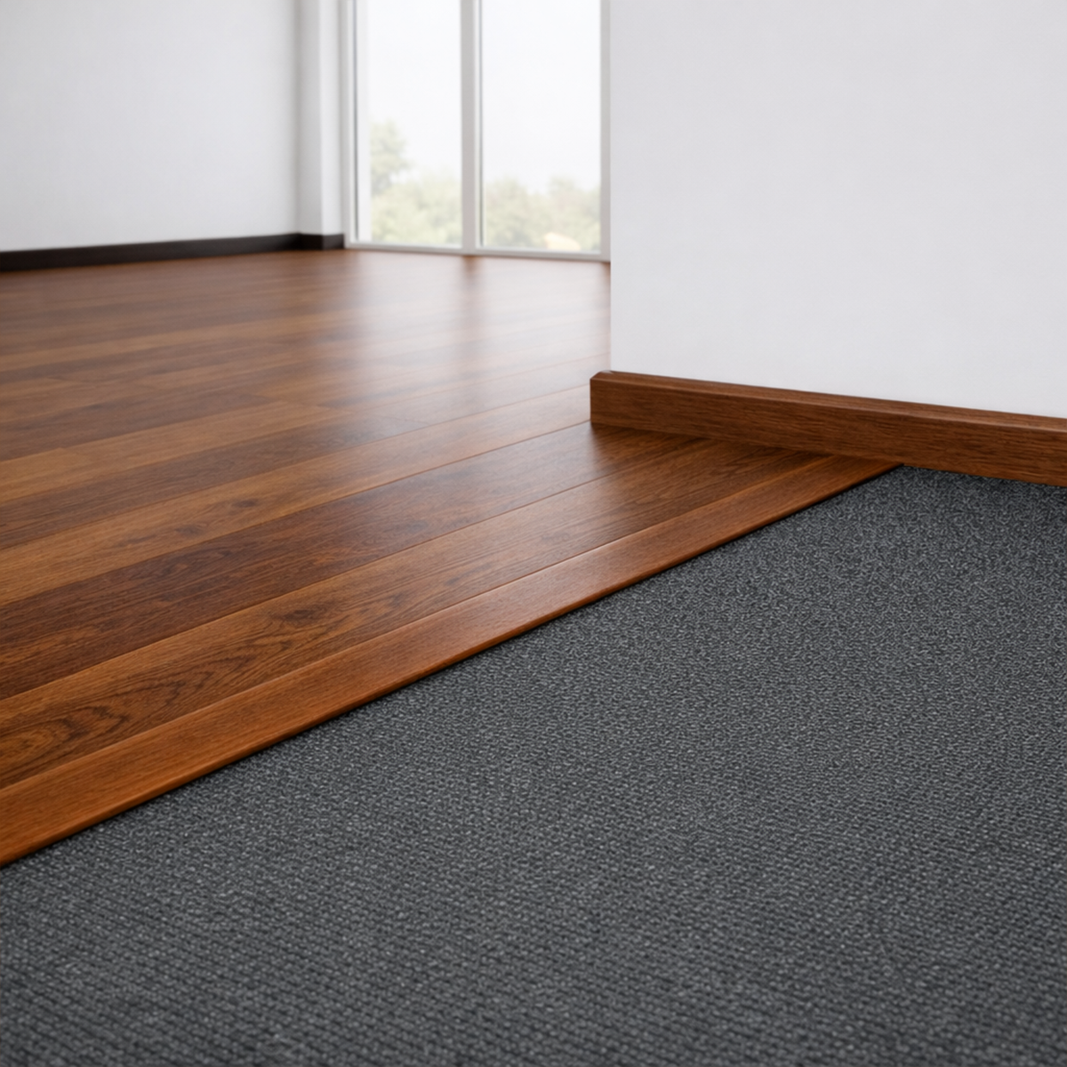 Perfil Redutor Laminado 8 mm Base Nogueira 2100 mm Alumínio